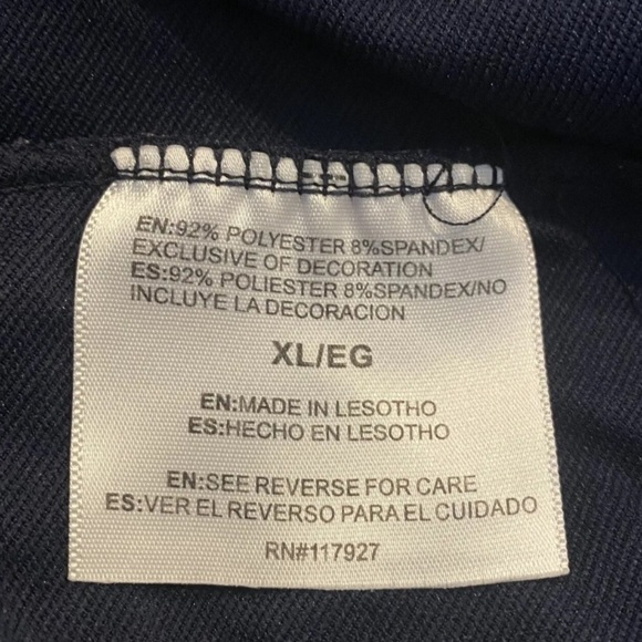 Head Tennis Navy Blue Athletic Quarter Zip Long Sleeve Sweatshirt Mens XL - Picture 4 of 5